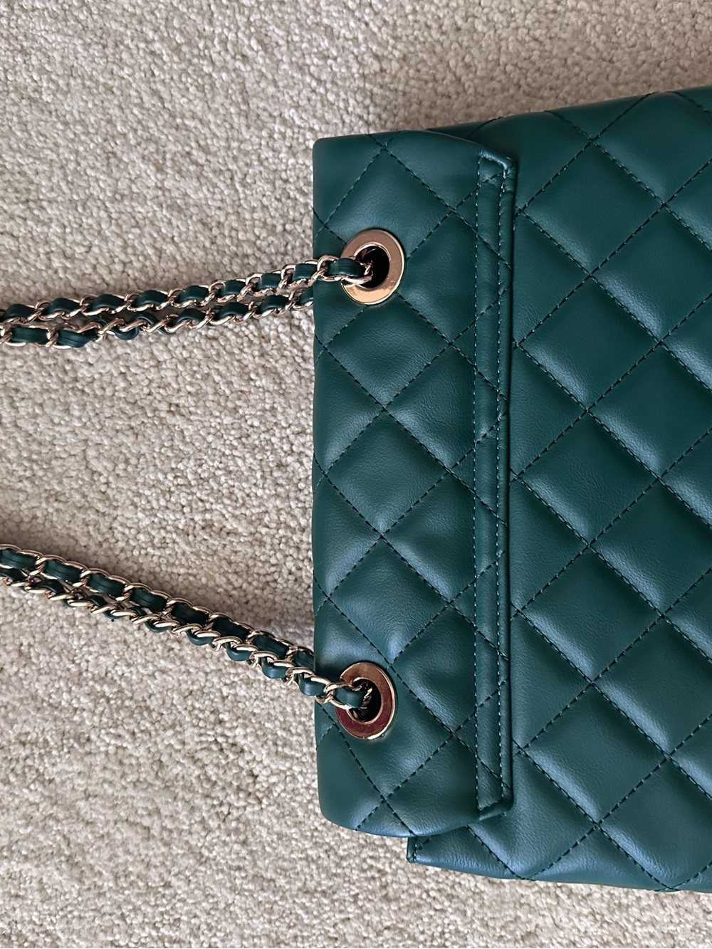 Aldo Quilted Handbag - Green - Picture 6 of 7